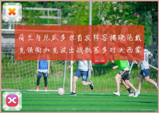 荷兰与厄瓜多尔首发阵容揭晓范戴克领衔加克波出战凯塞多对决西蒙斯